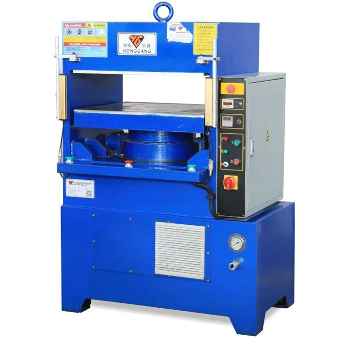 Handmatige lederen embossing persmachine